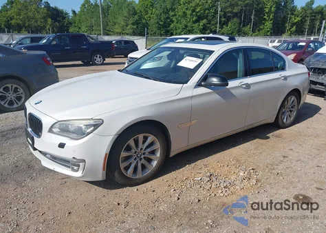 2014 BMW 740I z USA, uszkodzony, nr VIN WBAYA6C57ED143941